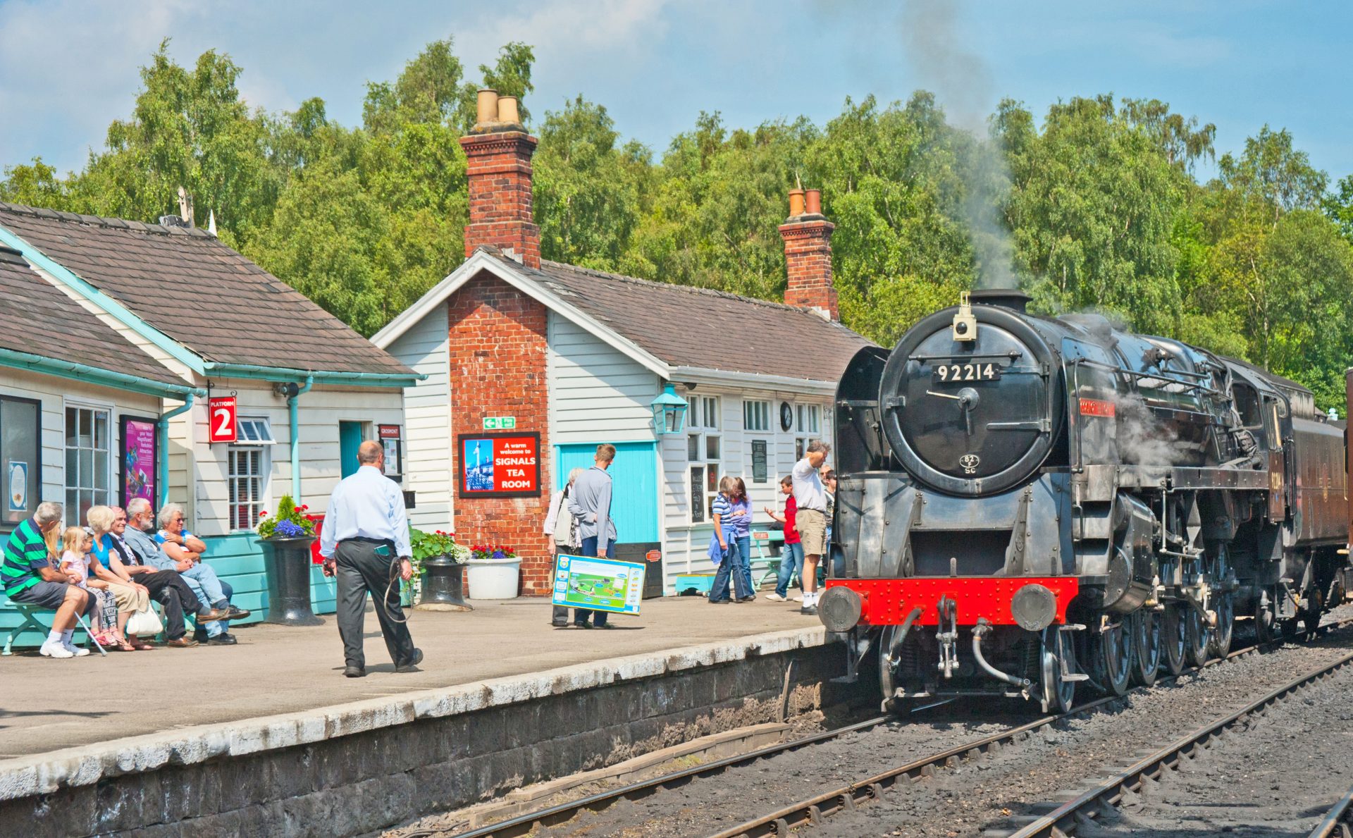 NYMR Grosmont steam train activity near Whitby children will love it